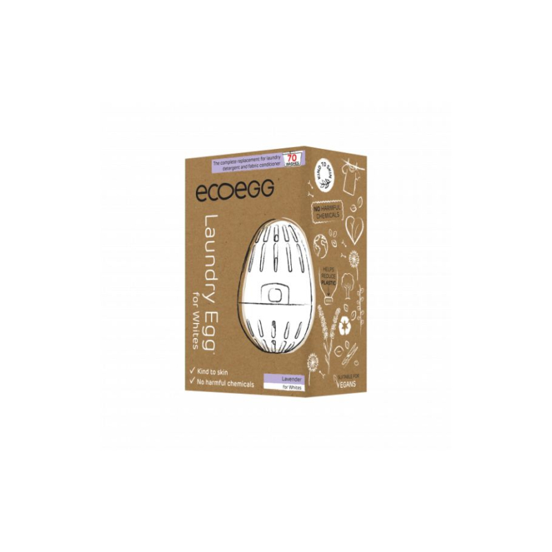 EcoEgg - Witte Was - 70 Wasjes - Lavender